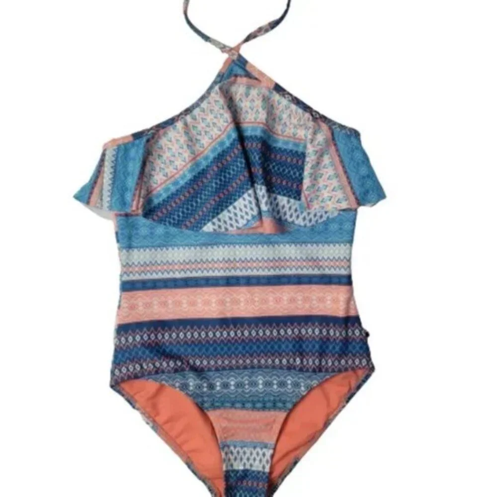 Lucky Brand Abby One Piece Summer Swimsuit Size M